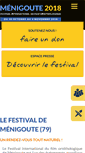 Mobile Screenshot of menigoute-festival.org