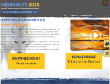 Tablet Screenshot of menigoute-festival.org